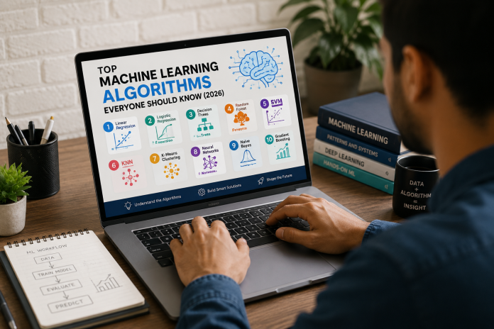 Top Machine Learning Algorithms Everyone Should Know (2026) Top Machine Learning Algorithms Everyone Should Know (2026)