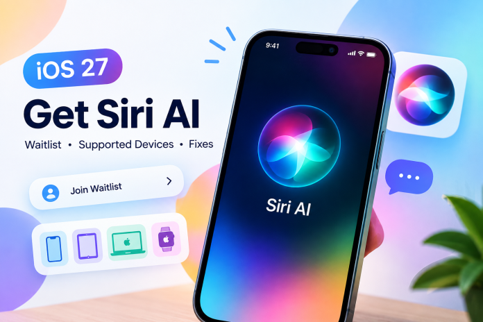 Get Siri AI on iPhone in iOS 27