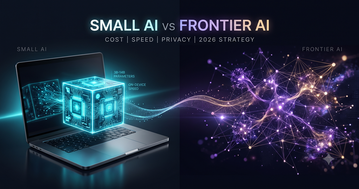 small AI models vs frontier models
